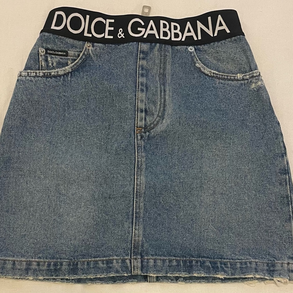 Dolce and Gabbana Denim skirt
